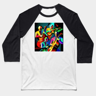 Quartet of Musicians Baseball T-Shirt